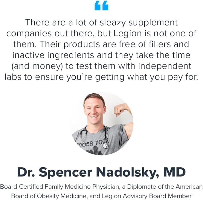 LEGION Triton Fish Oil Capsules - Triple Strength Omega 3 Essential Fatty Acids with Vitamin E & Lemon Oil for Maximum Absorption, Freshness & Purity - 2400mg EPA & DHA Per Serving, 30 Svgs