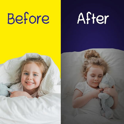 VAL Kids Melatonin Plus Magnesium, B6, Vitamin C, Bedtime Routine Supplement, Children’s Relaxation and Sleep Support for Kids 4+, Drug Free, Sugar Free, Natural Fruit Punch Flavor, 60 Chew Tabs