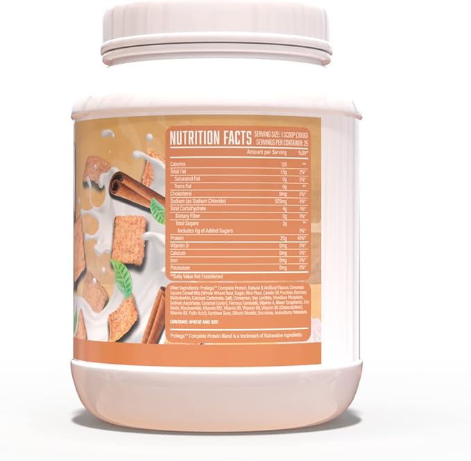 Huge Supplements Vegan Protein Powder - Cinnamon Crunch - Superior Plant-Based Protein Powder, 20g Protein Per Serving, Gluten Free