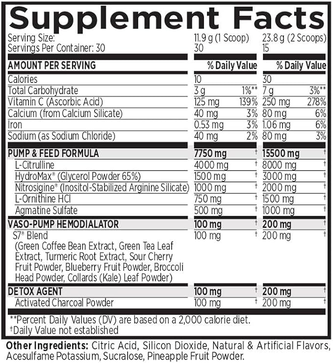 MRI NO2 Black Nitric Oxide Supplement for Pump, Muscle Growth, Vascularity & Energy - Powerful NO Booster Pre-Workout with Citrulline + 30 Servings (Jacked Juice)