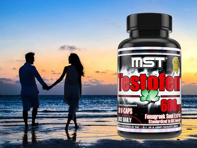 MST Testofen, Fenugreek Seed Extract, Standardized to 50% Fenuside™, 600mg, 30 Count, BSCG Certified Drug Free