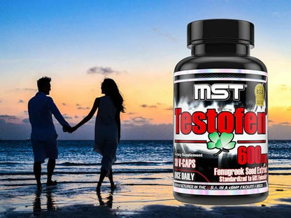 MST Testofen, Fenugreek Seed Extract, Standardized to 50% Fenuside™, 600mg, 30 Count, BSCG Certified Drug Free