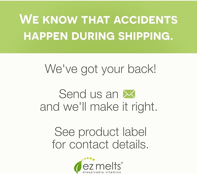 EZ Melts Dissolvable Zinc Supplement 30 mg, Sugar-Free, 2-Month Supply