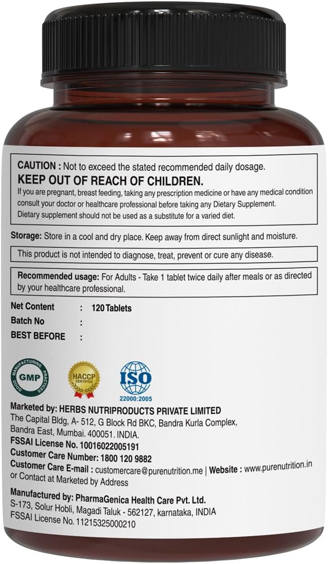 Pure Nutrition Ultra Calcium Citrate Malate | 1000mg Highly absorbable Calcium Supplement with Calcium Citrate Malate, Vitamin D3, Magnesium and Zinc | Non-GMO | Gluten-Free | 120 Veg Tabs