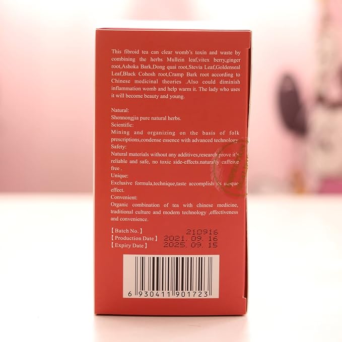 Wins Town Fibroid Tea, Supports Fibroid Shrink and Healthy Womb, Anti Aging, Warm Uterus Detox Tea, 20 Teabags