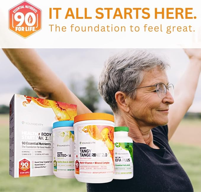 Healthy Body Start Pak 2.0 | Complete All-in-One Nutrition | 60 Minerals, 16 Vitamins, 12 Amino Acids, 6 Essential Fatty Acids | Whole Foods, Pre/Probiotics + Bone and Joint Formula | 30 Day Supply