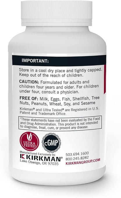 Kirkman - Alpha Lipoic Acid 25 mg - 90 Capsules - Potent Antioxidant - Protects Against Harmful Radicals - Hypoallergenic