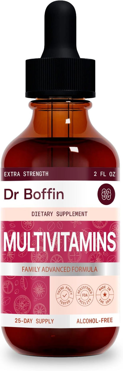 Extra Strength Multivitamins, Family Advanced Formula, 25-Day Supply, 2 fl oz, Alcohol-Free