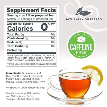 2 Week DRINK2SHRINK Detox Tea Formula Flat Belly System Detox Kit | NOT PREMADE (Pineapple & Peach)