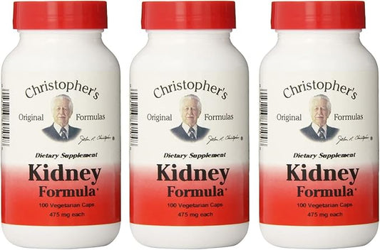 Dr. Christopher's Original Formulas Kidney Formula Capsules, 100 Count (Pack of 3)