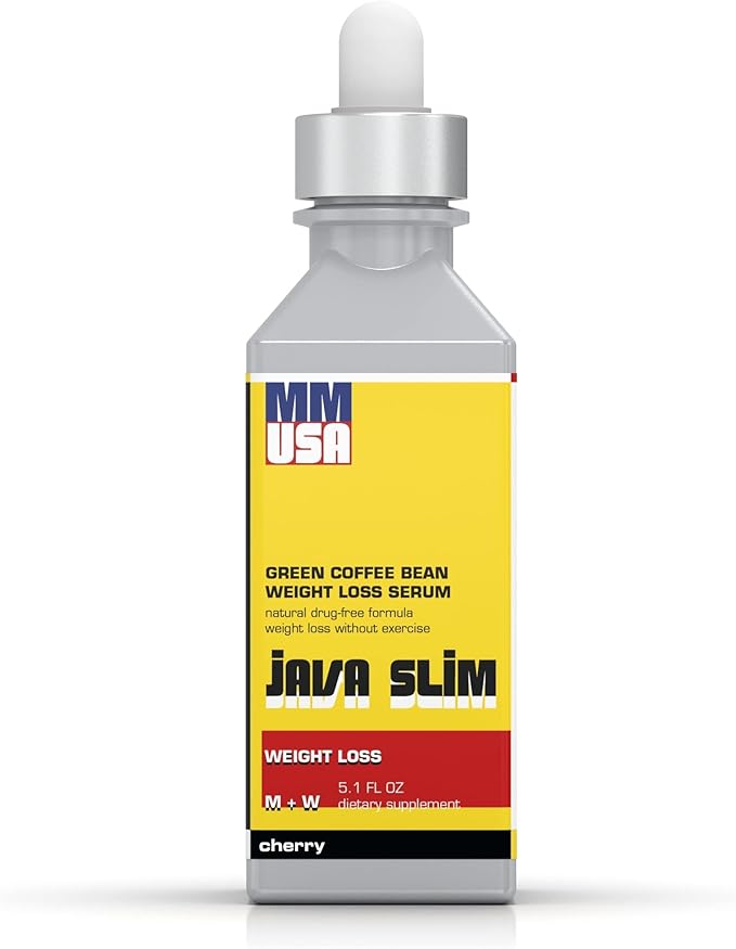 Java Slim Pre-Workout Serum: Rapid Weight Loss & Metabolism Accelerator. Burn Fat, Caffeine Energy Boost, Green Coffee Extract & L-Carnitine. Suppress Appetite. Cherry, 5.1 Fl. Oz