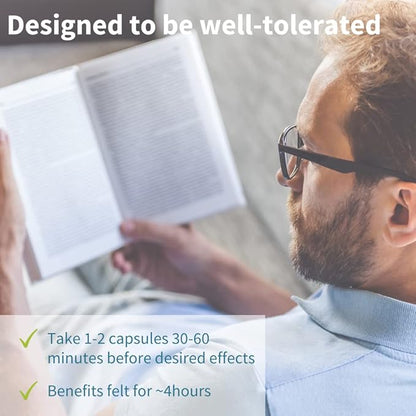 Focus - Methylated Nootropic with 200mg Natural Caffeine, Active B Vitamins, L-Theanine, Taurine, L-Tyrosine, Clean Energy, Brain Booster & Cognitive Performance, Non Jittery, 60 Capsules, by Igennus