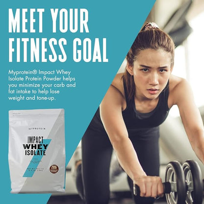 Myprotein - Impact Whey Isolate - Whey Protein Powder - Flavored Drink Mix - Daily Protein Intake for Superior Performance - Cookies & Cream (5.5 lbs, Pack of 1)