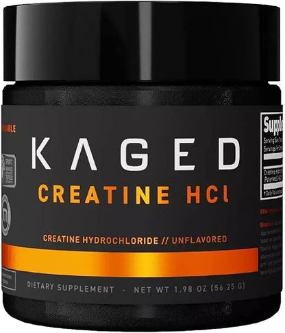Kaged Creatine HCl Capsules | Unflavored | Muscle Building and Recovery Supplement | Patented Formula | Highly Soluble | Powder in Pill Form | 75 Servings
