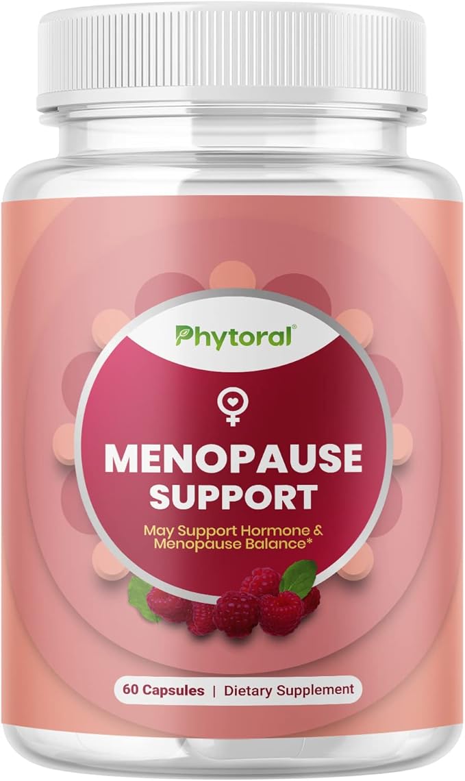 Natural Menopause Supplements for Women Health - Natural Hormone Balance for Women Plus Adrenal Support Menopause Relief and Thyroid Support with Dong Quai Root and Black Cohosh for Menopause