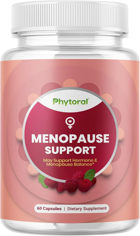 Natural Menopause Supplements for Women Health - Natural Hormone Balance for Women Plus Adrenal Support Menopause Relief and Thyroid Support with Dong Quai Root and Black Cohosh for Menopause