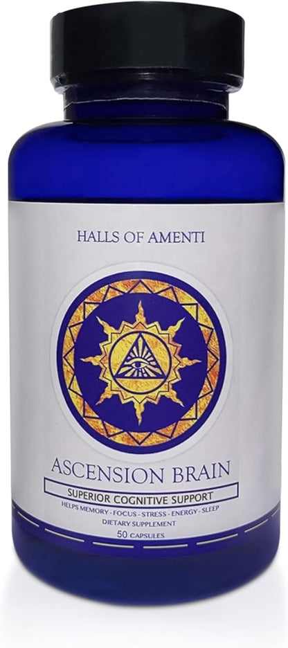Halls of Amenti - Ascension Brain - Nootropic Supplement (50 Cap)