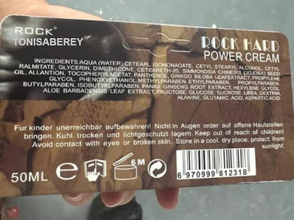 USA American Eagle Rock Hard Power Cream Enlarger Gel Enlargement Oil for Men (Pack of 1) by Tonisaberey