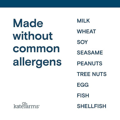 KATE FARMS Organic 1.8 Renal Support Shake, Vanilla, 20g Protein, 27 Vitamins and Minerals, Specialized Dialysis Nutrition Support, 8.45 oz (12 Pack)
