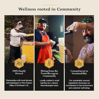 Hany's Harvest Maple Honey Fire Cider – 16 fl oz Glass Bottle | All-Natural, Small-Batch, Handcrafted, Non-GMO, Gluten-Free, Immune & Digestive Support