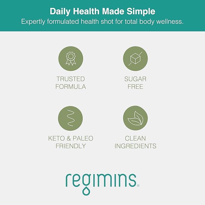 Liquid Multivitamin Shot for Men & Women, Sugar-Free Vitamin & Immune Dietary Supplement, Wellness Shot, Vegan & Clean Ingredients, 15-Pack, 30 fl oz