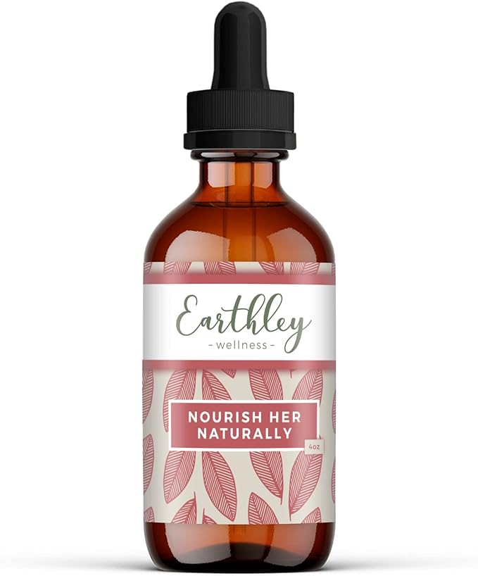 Earthley Wellness, Nourish Naturally, All Natural Herbal Multivitamin, Whole, Natural, Organic Herbs, Natually Occuring Vitamins and Minerals, Complete Nutrition, Trace Minerals (4oz, Nourish Her)
