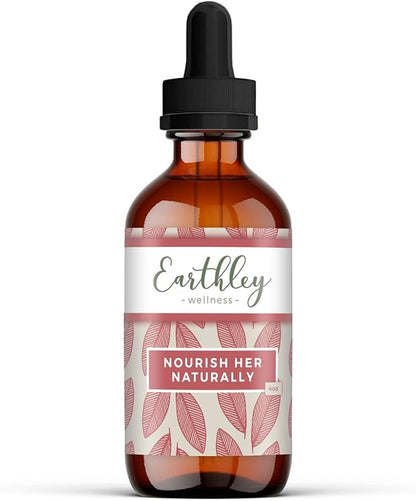 Earthley Wellness, Nourish Naturally, All Natural Herbal Multivitamin, Whole, Natural, Organic Herbs, Natually Occuring Vitamins and Minerals, Complete Nutrition, Trace Minerals (4oz, Nourish Her)