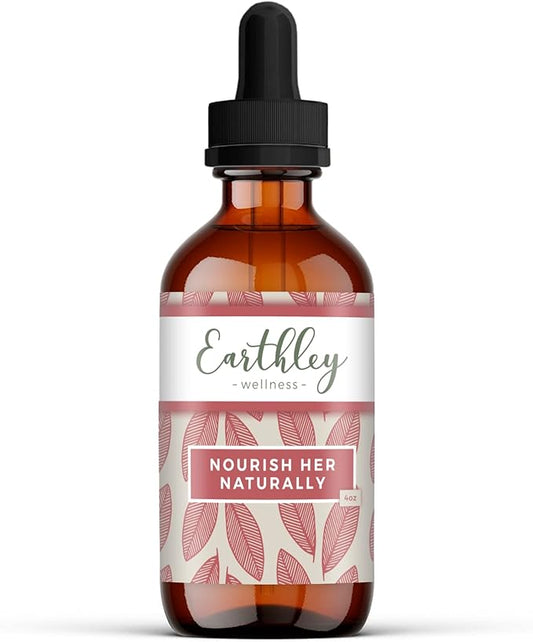 Earthley Wellness, Nourish Naturally, All Natural Herbal Multivitamin, Whole, Natural, Organic Herbs, Natually Occuring Vitamins and Minerals, Complete Nutrition, Trace Minerals (4oz, Nourish Her)