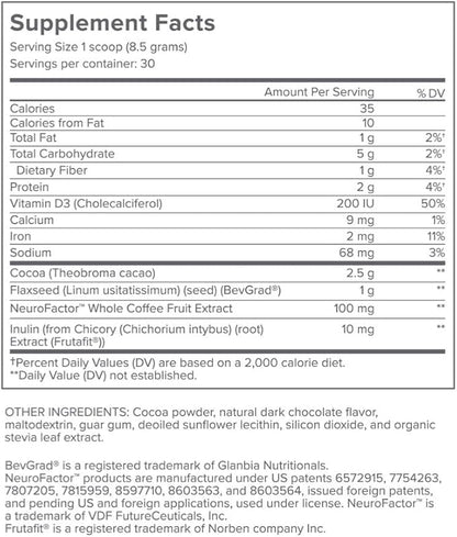 Gundry MD® Heart Defense™ Concentrated Dark Chocolate Polyphenol Blend, 30 Servings