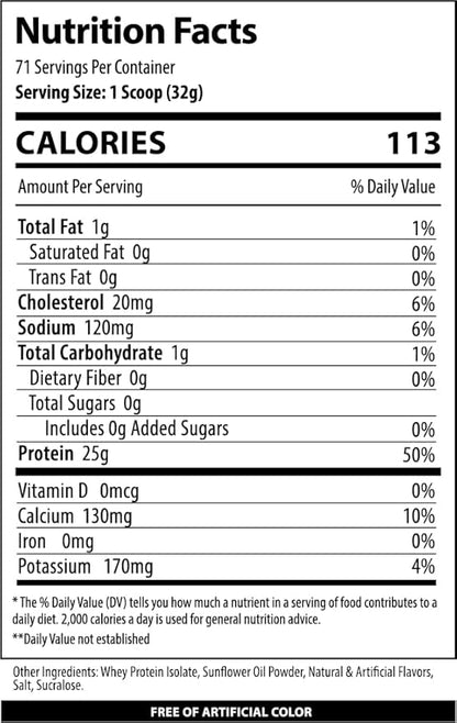 ISO, Low Carb 100% Whey Protein Isolate Powder, 25 Grams Per Serving, Helps Support Muscle Growth, Low Sugar and Gluten Free (Cookies & Cream, 5 lb)
