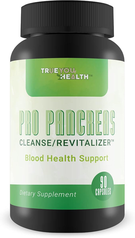 Pro Pancreas Cleanse/Revitalizer - Support Pancreas and Blood Health - Antioxidant Green Tea Pancreas Cleanse and Detox - Support Healthy Pancreas Function - Contains Vitamin D, Vitamin C, & Turmeric