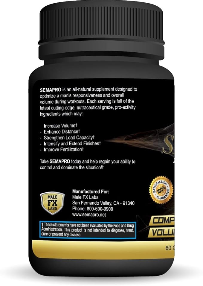 Extreme Semen Volumizer and Male Energy Formula - All Natural Endurance, Stamina & Health