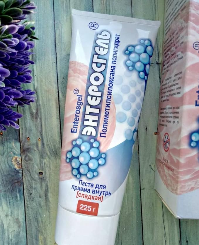 Sweet Enterosgel Set of 3 Toxin Binding Gel for Cleansing The Gut 225G Pack of 3