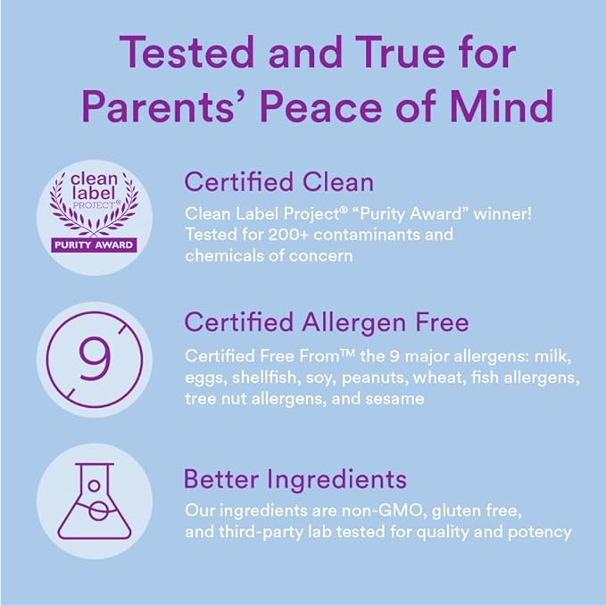 SmartyPants Toddler Multivitamin Gummies: Omega 3 Fish Oil (EPA/DHA), Vitamin D3, C, Vitamin B12, B6, Vitamin A, K & Zinc, Beta Carotene, Gluten Free, Three Fruit Flavors, 90 Count (30 Day Supply)