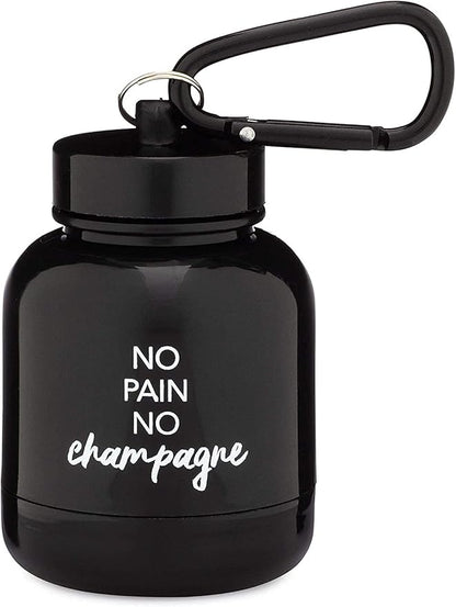 Protein Powder and Supplement Funnel Keychain, Portable to-Go Container for The Gym, Workouts, Fitness, and Travel - TSA Approved, Punny Variety 3-Pack