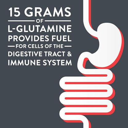 Glutamine Powder, Unflavored, 0.79 Oz Packet, 14 Pack
