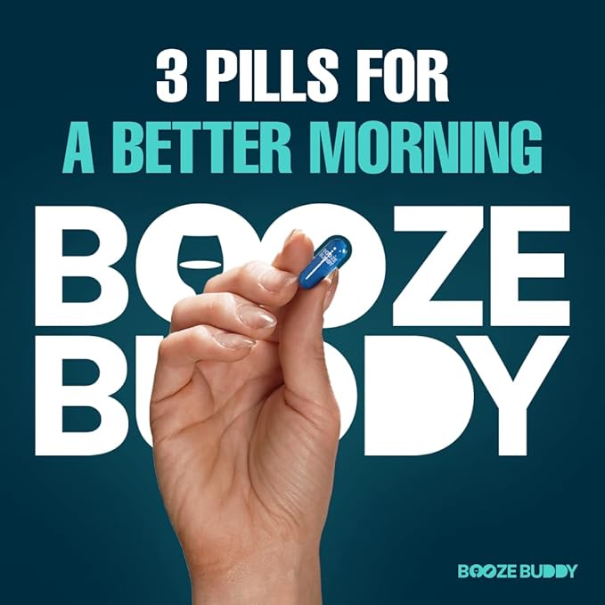 Enjoy The Night, Own The Morning After Drinking – Wellness Vitamins, Electrolytes, Antioxidants for Liver Support and Hydration – 48-Count