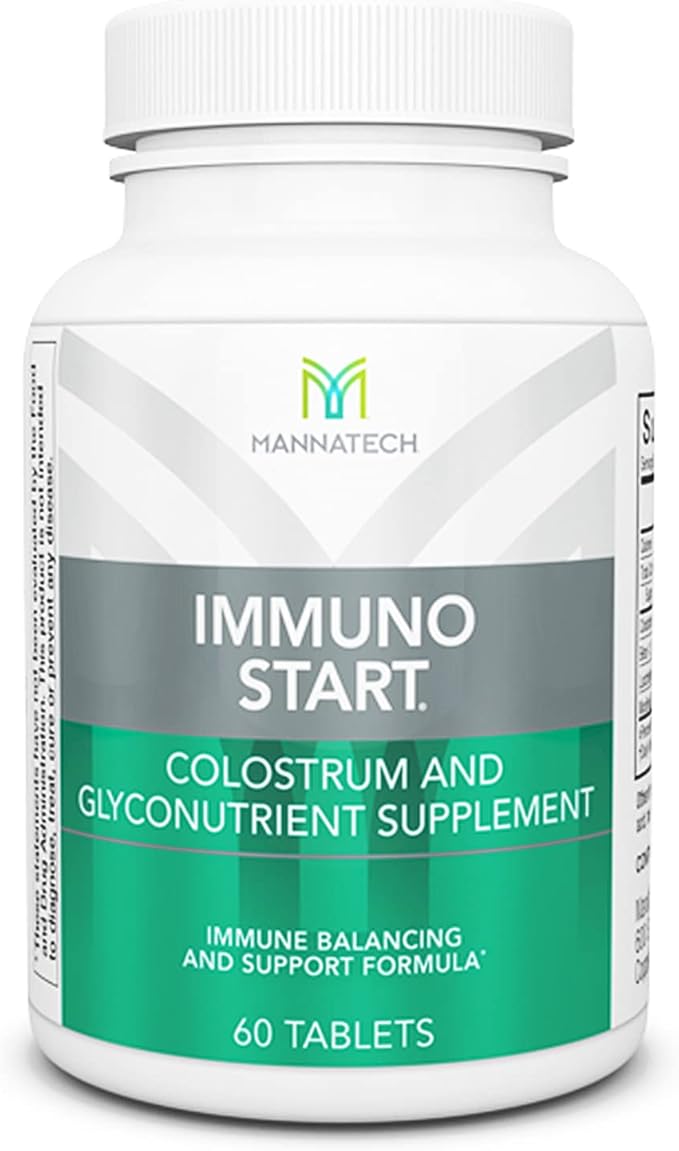 Mannatech ImmunoSTART Supplement Supports The Body’s Natural Immune Response 60 Tablets Formulated for Immune Balance and Support