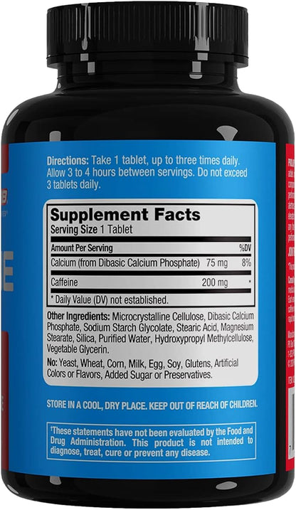 ProLab Caffeine Tablets 100 Count (Pack of 4)