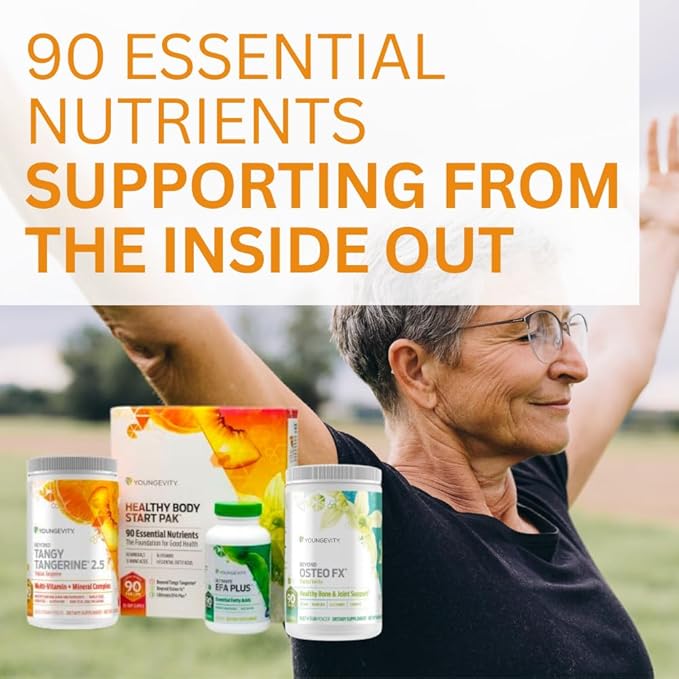 Healthy Body Start Pak 2.5 | Complete All-in-One Organic Nutrition | 60+ Minerals, 16 Vitamins, 12 Amino Acids, 6 Essential Fatty Acids | Whole Foods, Pre/Probiotics + Joint Support | 30 Day Supply