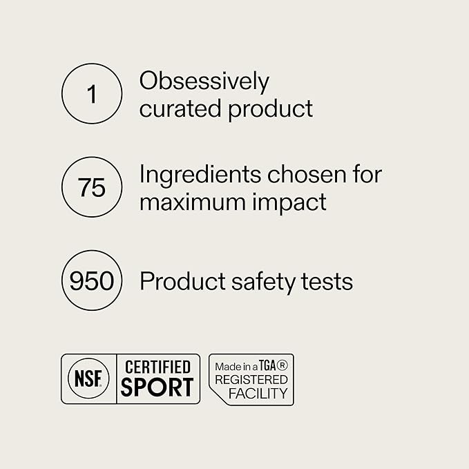 AG1 Greens Powder Supplement | Improve Gut Health | Multivitamin, Probiotic, Gluten Free, Vegan and Keto Friendly | 75 Vitamins (Athletic Greens)