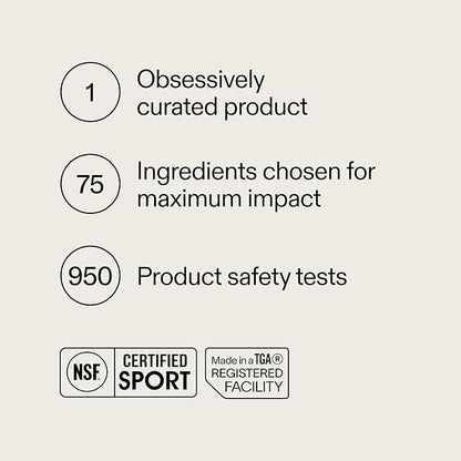 AG1 Greens Powder Supplement | Improve Gut Health | Multivitamin, Probiotic, Gluten Free, Vegan and Keto Friendly | 75 Vitamins (Athletic Greens)