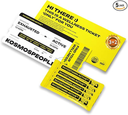 PHYCOTAMIN Multivitamin Powder 3 x 8g and 2 Packets Serivce for Energy Hydration and Recovery Daily Vitality and Fitness Support