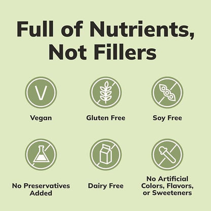 Ka’Chava All-In-One Nutrition Shake Blend, 85+ Superfoods & Nutrients, Meal Replacement, Greens Plant-Based Superfood Powder Protein Drink, Digestive Enzymes & Probiotics, Vegan Dairy Gluten Free, 2lb