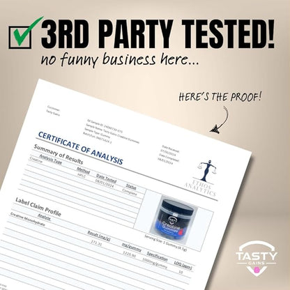 Creatine Infused Gummies, 90g of Creatine, Non-GMO, Vegan - Build Muscle & Boost Strength for Men & Women (1g Creatine Monohydrate Per Gummy) Made in USA