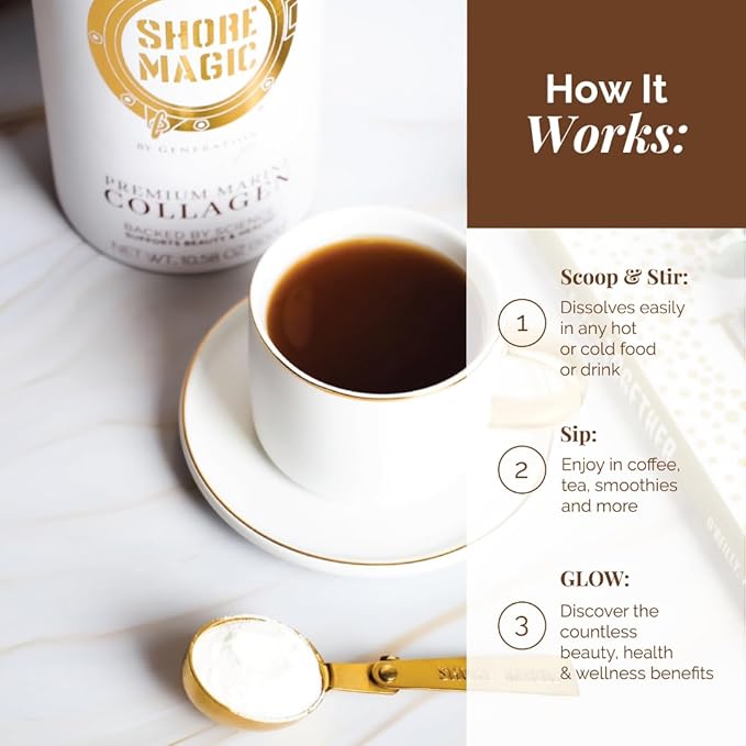 Premium Marine Collagen Powder with Type I II III and IV Hydrolyzed Peptides for Women Men Sustainably Sourced Wild Fish Unflavored Certified Halal Kosher - 4 Month Supply (Price 3 Months)