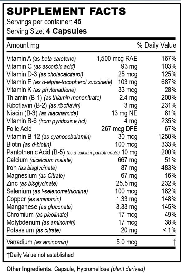 Bariatric Multivitamins, Multi-Plus Formula (180 Count)