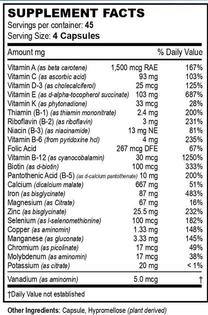 Bariatric Multivitamins, Multi-Plus Formula (180 Count)