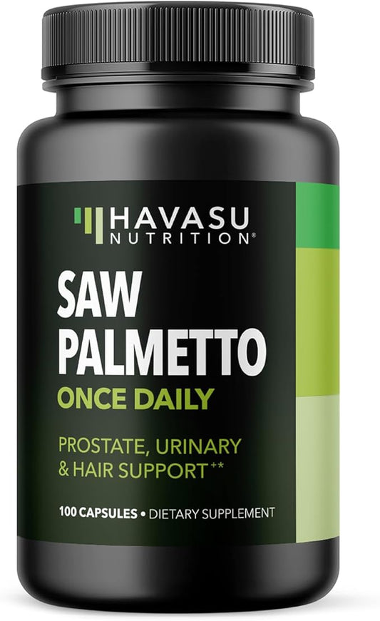 Saw Palmetto For Men Prostate Supplement - Prostate Support Supplement for Men's Health - Potent Saw Palmetto for DHT, Urinary and Prostate Health - Over 3 Month Supply Saw Palmetto Supplement