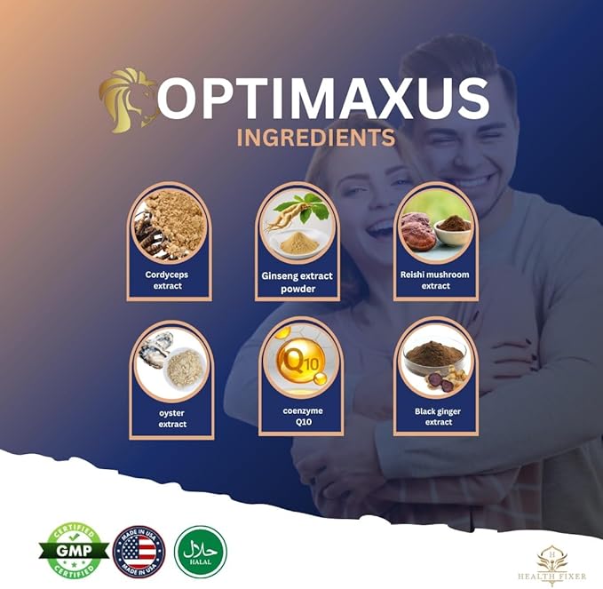 Optimaxus for Energy Support,Endurance and Extra Strength,10 Capsules